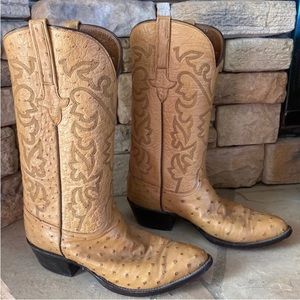 Lucchese Ostrich Boots size 10D